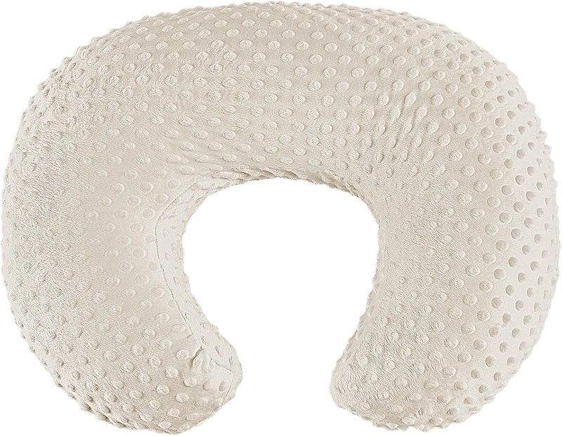 ANHEBEIBEI Nursing Pillow for Bottle and Breastfeeding, Ergonomic Comfort Nursing Essentials for Mom and Baby, Feeding Support Pillow with Removable Cover, Easier and Healthier Nursing (Fog) - Image 2